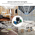 Miniatyrbilde 5 av 5: Inline LED Dimmerbryter, Innebygd Av/På og Knottkontroll Dimmer For Dimbare 3-100w LED/glødelampe