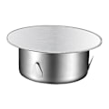 Miniatyrbilde 1 av 5: Pipehatt Skorstein Hull Deksel Robust Profesjonell Rund Tilpasning, Erstatning, Tetting Enkel Installering Rustfritt Stål