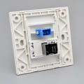 Miniatyrbilde 5 av 5: SC Fiberoptisk Grensesnitt, Vegguttak, RJ45 Nettverkskontaktpanel, Connecto1-type