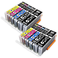 Miniatyrbillede 3 af 5: Kompatibel med Canon 580xl 581 Xl Pgi-580 Cli-581 blækpatron til Canon Pixma Ts9550 Ts9551 Ts705 Ts9551c Ts6150 printer