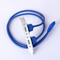 Miniatyrbild 2 av 5: 20-Pin till USB 3.0 Dubbelport Kabel Header, Förläng Din USB 3.0 Port på Moderkortet till Datorchassi B
