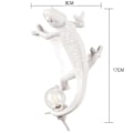 Miniatyrbillede 2 af 4: 2024, Varm Hvid Kamæleon Resin Væglampe (uden Pære)