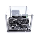 Miniatyrbillede 2 af 5: PC Test Åbent Chassis Rack Bænk Åben Ramme DIY Gaming Computer Åbent Kabinet Understøtter Bundkort ATX M