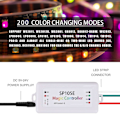 Miniatyrbillede 4 af 5: Sp105e Trådløs Bluetooth-styreenhed App Ws2811 Ws2812b Ws2801 Sk6812 Apa102 Individuelt Adresse