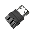 Miniatyrbild 3 av 5: eSATA till SATA-adapter 7p Hona eSATA till Hane SATA-kontakt för snabbare dataöverföring Hög hastighet
