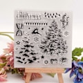 Miniatyrbillede 2 af 5: Juleserie Seglstempel med Skærestencils DIY Scrapbooking Prægning