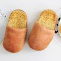 Miniatyrbillede 4 af 5: Simuleret Brød Bomuldstøfler Vinter Hjem Blød Bund Anti-slip Plys Varmt Bomuld