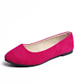 Miniatyrbilde 2 av 5: Enkeltsko med spiss hode flate lette dame flate sko for kvinner rose red 41
