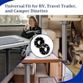 Miniatyrbild 3 av 3: 2-pack RV Bordsfäste, RV Piedestal Bordsfäste Fläns, Bordsbensfäste Infällt, Bordsgolvfäste