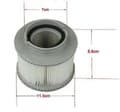 Miniatyrbillede 1 af 4: 2 Pak Spa Filter Udskiftningsfilterpatron Mspa Udskiftningsfilter - ya