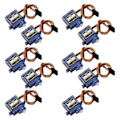 Miniatyrbillede 3 af 5: 10 stk. SG90 9G Mikro-Servo til RC Flyvemaskiner Fastvinget Flyvemaskine Model Fjernstyret Flyvemaskine Legetøj Servo