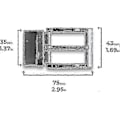 Miniatyrbilde 2 av 4: 2 stk Reversible Beltespenne - Utbyttbar Spenne - 30mm 32mm 35mm - Avtakbar - Roterende Spenne - 3 3,2 3,5 Cm - Reserve - Reversible Spenne