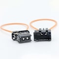 Miniatyrbilde 5 av 5: MOST Fiberoptisk Loop Bypass Hunn- og Hunnkontaktsett Adapter For