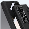 Pikkukuva 4 / 5: Galaxy Z Fold 5 -kotelo S Pen -kynällä, metallinen jalustakotelo [sarana- ja näytönsuojalla], PU-nahkainen suojakotelo Samsung Z Fold 5:lle