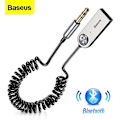Miniatyrbillede 2 af 5: Baseus Bluetooth Adapter USB Dongler Kabel Til Bil 3.5mm AUX Bluetooth V5.0 4.2 4.0 Bluetooth Modtager Højttaler Audio Transmitter
