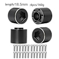 Miniatyrbilde 2 av 5: 4 stk. Messingvekter Hjul Hex Hub Utvid Adapter for 1/10 RC Crawler 1.9 2.2 Tommers Hjul Felg Axial SCX1