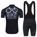 Miniatyrbilde 2 av 5: 2022 Nytt sykkelsett sykkeluniform sommersykkeltrøyesett landeveissykkeldrakter MTB sykkelklær Pustende sykkelklær Black Asian Size -M