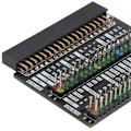 Miniatyrbillede 3 af 4: GPIO Udvidelseskort Interface Udvidelsesadapter Modul Dobbelt Række til Raspberry Pi 400