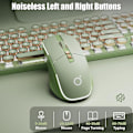 Pikkukuva 5 / 5: Langaton pelihiiri Tri-Mode 2.4Ghz/Bluetooth 5.0/Langallinen USB-C RGB LED-taustavalaistuksella 5-tasoinen DPI Ladattava Ergonominen Hiljainen Optinen Hiiri iMac/M