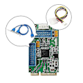 Miniatyrbillede 5 af 5: PCI-E til USB3.0 Udvidelseskort 2 USB 3.0 Porte med Intern 19-Pin Konnektor Strøm til Desktop PC, Uden Kabler
