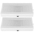 Miniatyrbillede 1 af 5: 2-pak luftrenserfilter til HRF201B, erstatnings U HEPA-filter til FRF102B & Filter U, HRF201B, HHT290, Et
