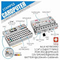Pikkukuva 4 / 5: Cardputer Stamps3 Mikrokontrolleri 56 Näppäimistö Korttitietokone
