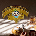 Miniatyrbilde 4 av 5: 2x Ramadan Dessert Display Tray Matbrett for matvisning Eid Mubarak Serveringsbrett for desserter