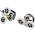 Miniatyrbilde 3 av 3: 4 stk. 23 mm Dusjdør Ruller Skyvedusjdører Hjul Erstatning Rulleløperhjul (2 Til