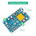 Miniatyrbillede 3 af 5: Ny Buck Converter, DC 5-32V til 5-45V 3A Justerbart Modul med Spændingsdisplay og Berøringssensor Kontakt