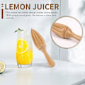 Miniatyrbillede 2 af 5: 1 stk. Træ Citronpresser Mini Juicer Frugt Appelsin Citrus Juice Ekstraktor River Ny Multifunktionel