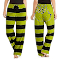 Miniatyrbillede 1 af 4: Kvinder Jul The Grinch Print Stribet Sleep Nattøj Xmas Pyjamasbukser L