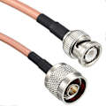 Miniatyrbilde 4 av 5: Lavt Tap RF Koaksialkabel Tilkobling Koaksialledning RG-142 N Hann til BNC Hann 100cm