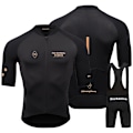 Miniatyrbillede 2 af 5: PNS cykeltrøjesæt til mænd med kort ærmet åndbar MTB-cykel Sommer Sort cykeltøj Maillot Ropa Ciclismo Uniform Suit 2 4XL