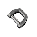 Miniatyrbild 1 av 5: Multifunktionella D-formade spännen för titanlegering D-ring D-formad metallring Hästskor Spänne för DIY läderhantverk Plånböcker små