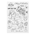 Miniatyrbilde 1 av 5: Jule Transparent Silikon Klar Stempel for Scrapbooking DIY Papirkort Gave