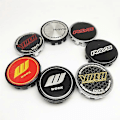 Miniatyrbild 2 av 3: 4 st 54mm 50mm Hjulkapslar Nav W Work Rays Volk Racing Bil Styling Fälgar Skydd Emblem Badge, L