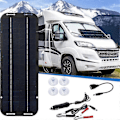 Miniatyrbillede 3 af 5: 10W Solpanel Kit 12V Vandtæt Solar Vedligeholdelseslader Bærbar Solcelleoplader Bilbatterivedligeholder