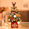 Miniatyrbild 4 av 5: Mini Bordsjulgran Dekor Tåliga Julgransfigurer för Julfester