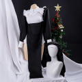 Miniatyrbillede 3 af 5: Nonnen Halloween kostumer til kvinder Valek Nonne Cosplay Outfit Valik Nonne kostumet XS