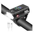 Pikkukuva 1 / 5: Pyörävalo, USB-ladattava polkupyörän etuvalo 2000 lumenia erittäin kirkas IPX