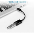 Miniatyrbilde 5 av 5: 2-pakning USB C til USB 2.0 Adapter Type-c Otg Kabel Type C Hann til USB A Hunn Adapter Kompatibel Med