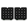 Miniatyrbillede 1 af 5: 4x4 Tastatur MCU Board Tastatur Moduler med 16 Taster 4x4 Trykknapper Ekstern Tastatur Array Knap Tastatur