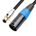 Miniatyrbillede 5 af 5: SA119GXK108BU 0,3 m 24K forgyldt Mini XLR til XLR han-kabel mikrofon lydadapterledning
