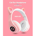 Pikkukuva 3 / 4: Söpöt kissankorva langattomat kuulokkeet, Bluetooth 5.0 Over Ear -kuulokkeet