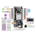 Miniatyrbillede 3 af 5: T3S3 MVSRS ESP32-S3 LoRa Udviklingskort SX1262 868MHz OLED Display
