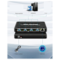 Miniatyrbilde 4 av 5: USB3.0 Gigabit Nettverksadapter Driverfri 4-Port Gigabit RJ45