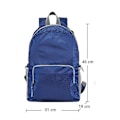 Miniatyrbilde 2 av 5: Vanntett Sammenleggbar Bag - 1 stk, 46cm*31cm*19cm, Dyp Blå