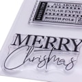 Miniatyrbillede 3 af 5: Glædelig Jul Silikone Klar Stempel DIY Papirkunst Håndværk Journalføringstilbehør