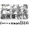 Miniatyrbilde 1 av 5: 450 stk. M2 M2.5 M3 Laptop Notebook Datamaskin Skrue Kit Sett For Gateway Acer (sammenfiltring)