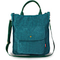 Miniatyrbillede 1 af 5: Corduroy Tote Taske Skuldertasker Håndtaske Crossbody Med Lynlåslomme Til Kvinder